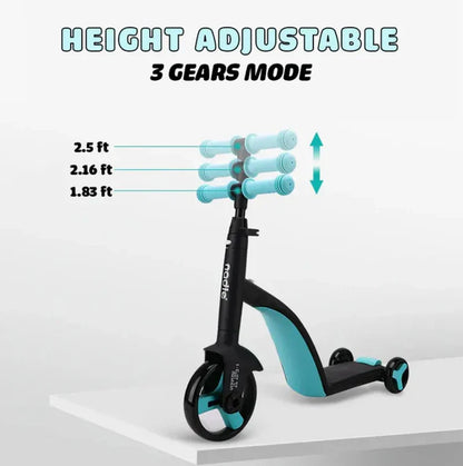 3-in-1 Kids Convertible Scoote
